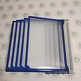 Настенная демосистема с металлической основой на 5 карманов Синяя, фото 2