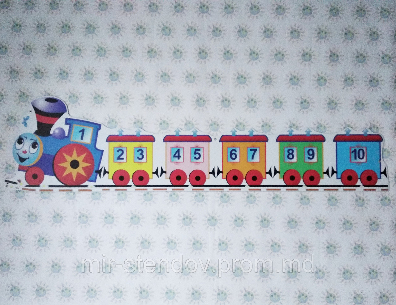 Лента цифр Паровозик, фото 1