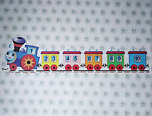 Лента цифр Паровозик