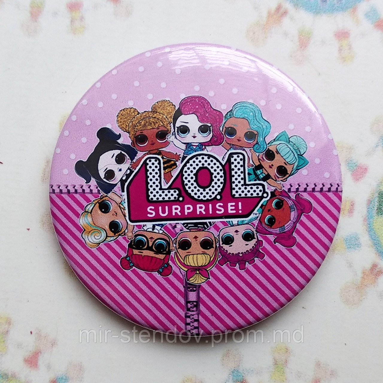 Значок металлический LOL, фото 1