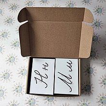 Буквы прописные. Магнитные карточки набор