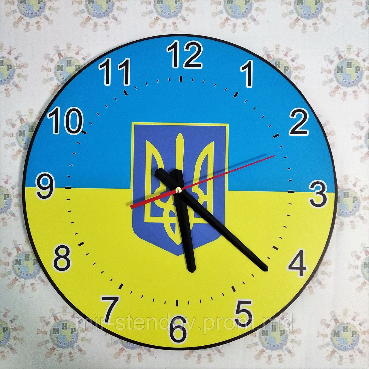 Часы с гербом Украины - фото 1 - id-p9521562