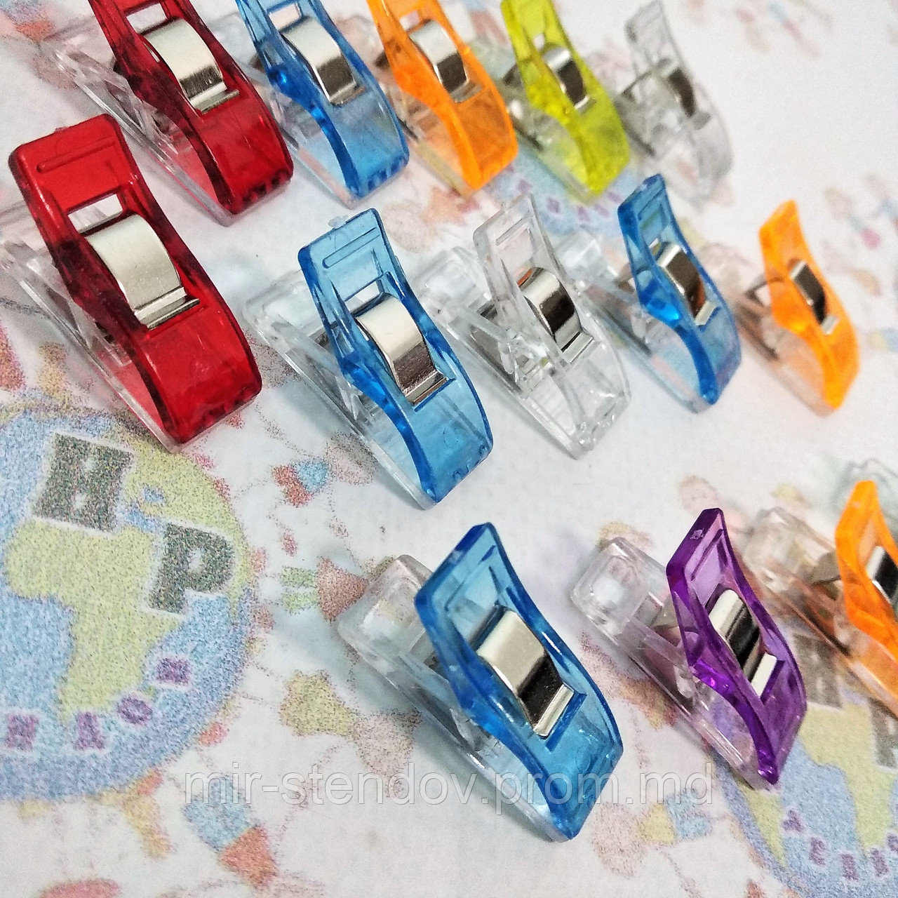 Прищепки - клипсы для стендов, бейджиков, рукоделия, фото 1