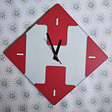 Настенные часы с Вашим логотипом. Ромб, фото 2