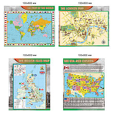 Комплект стендов-карт для кабинета английского языка