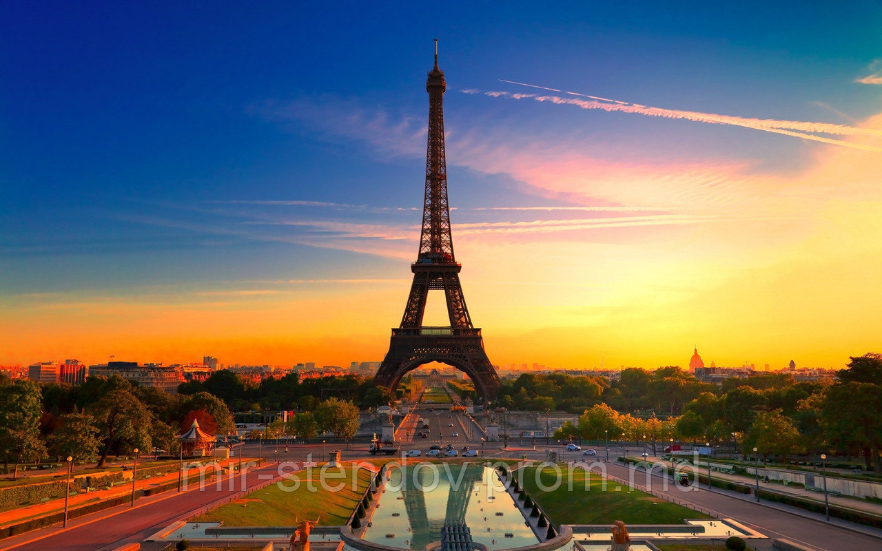 Наклейка на ноутбук. Париж, фото 1