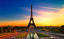 Наклейка на ноутбук. Париж