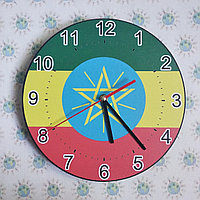 Часы настенные Флаг Эфиопии