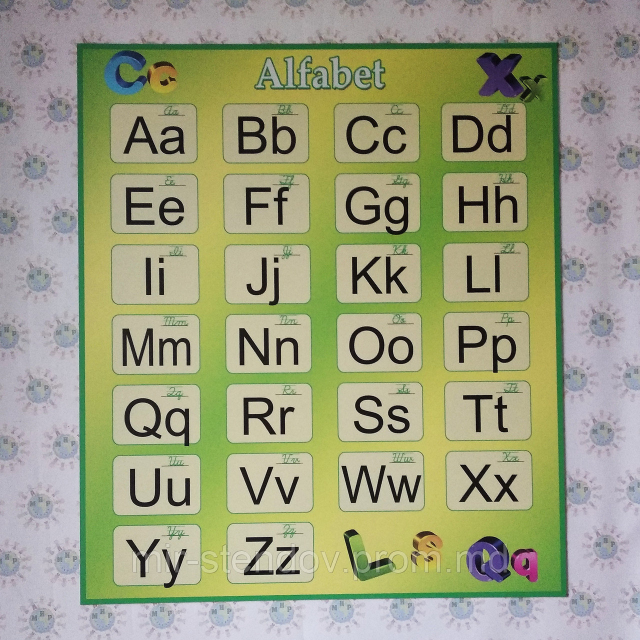 Английский алфавит стенд, фото 1