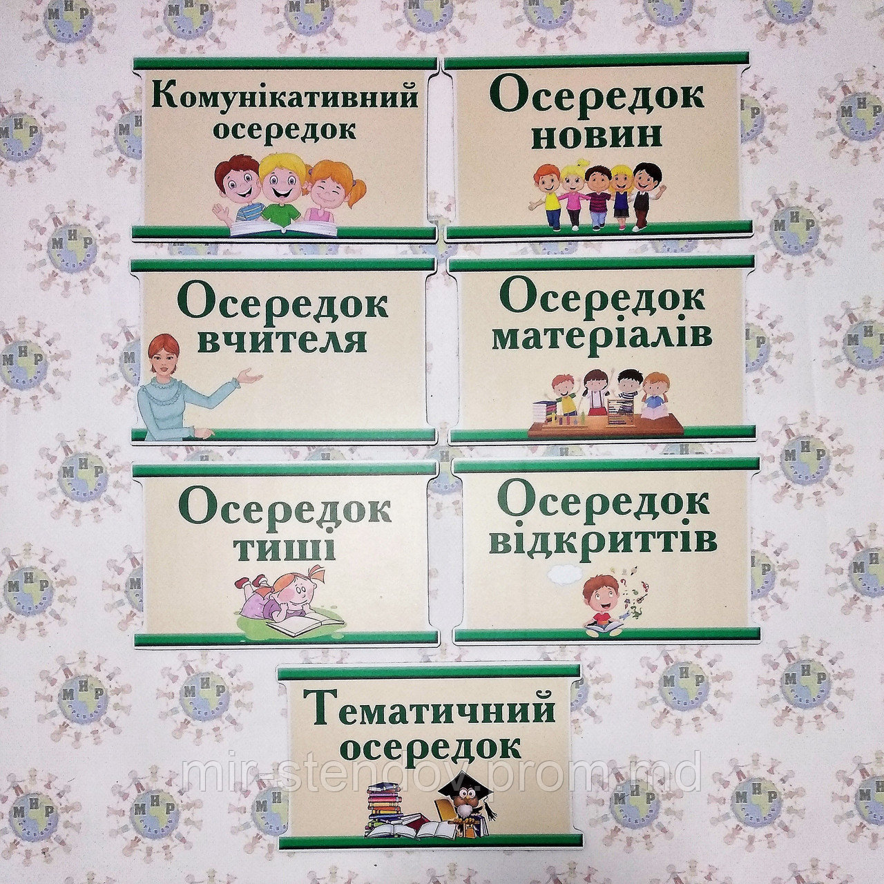 Таблички Осередки НУШ. Комплект, фото 1