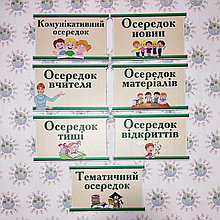 Таблички Осередки НУШ. Комплект