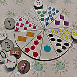 Цветные фигуры. Игра с прищепками для изучения цифр и цветов, фото 4