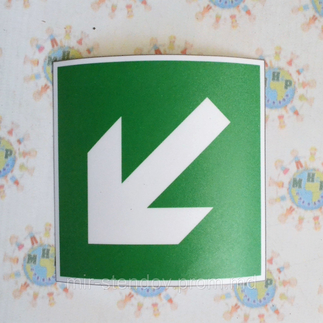 Наклейка Направляющая стрелка под углом 45°, фото 1