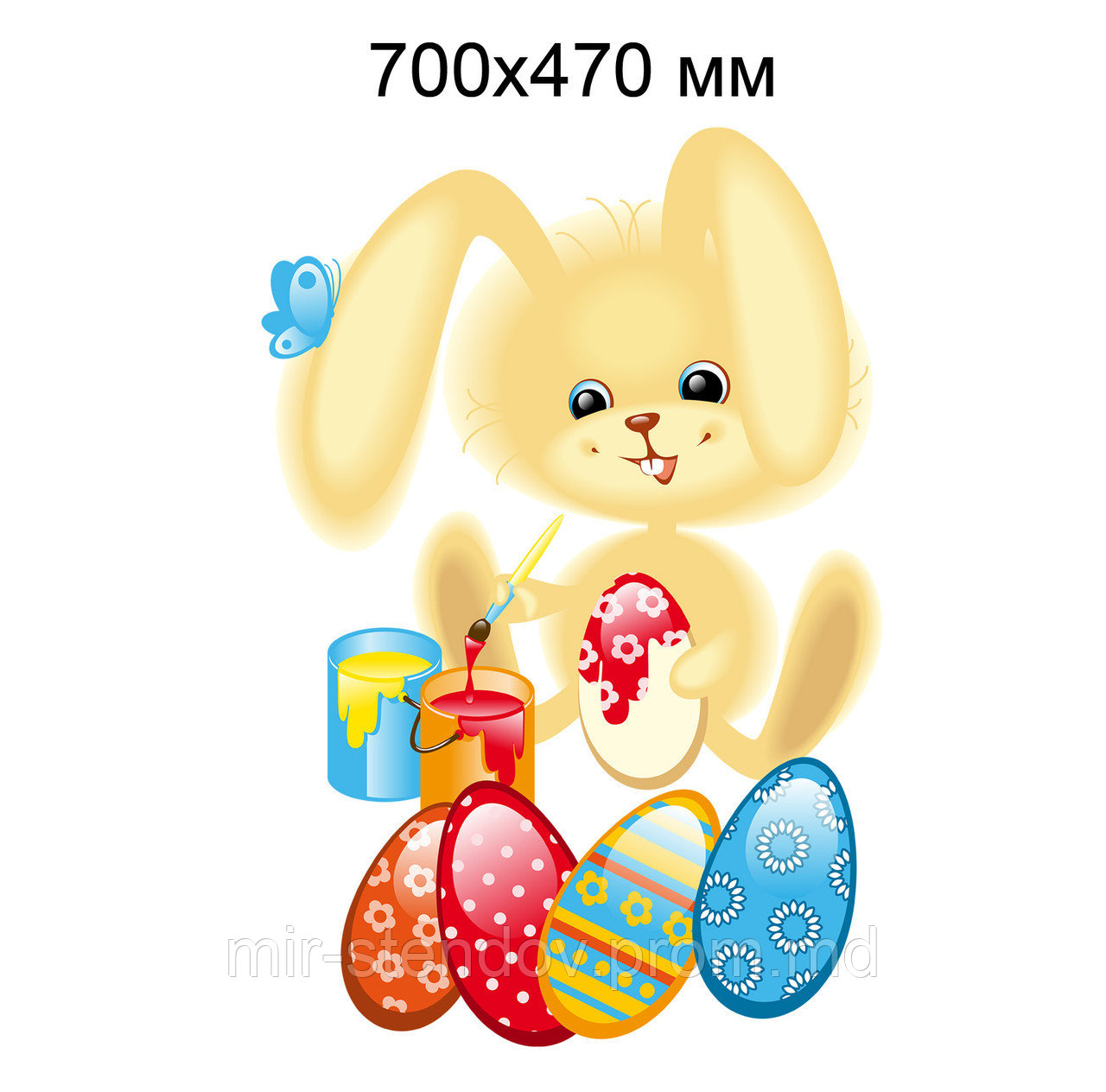 Пасхальный зайчик Декорация к Пасхе, фото 1