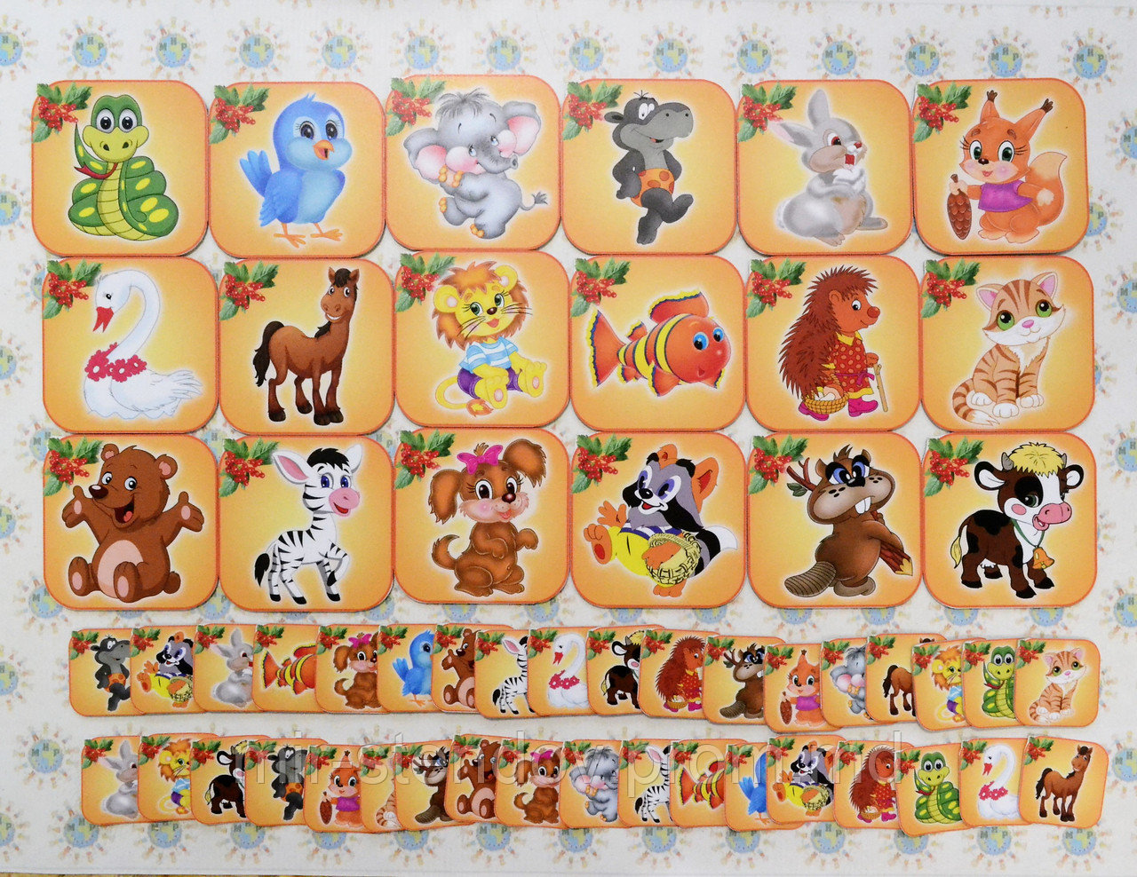 Наклейки для детского сада Зверята, фото 1