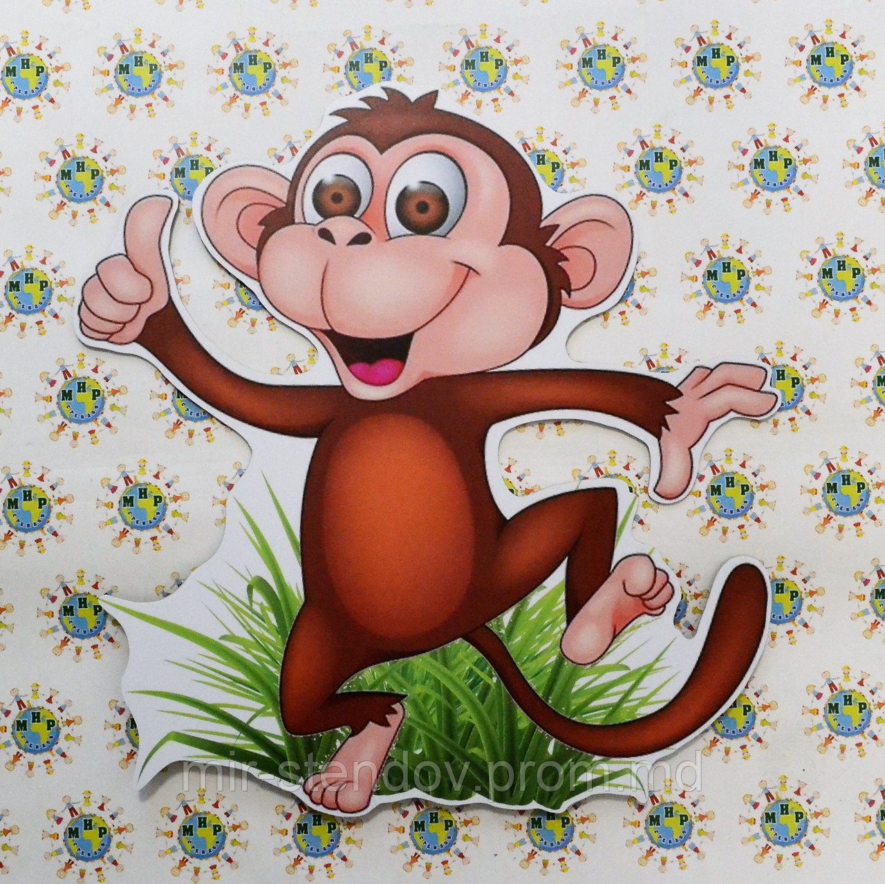 Обезьяна. Настенная декорация для детского сада., фото 1