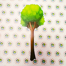 Дерево. Настенная декорация для детского сада.