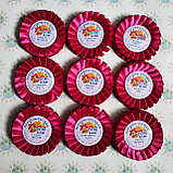 Значок на 1 сентября. Первоклассник с розеткой Бордо, фото 3