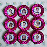 Значок выпускника с Малиновой розеткой, фото 4