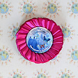 Значок выпускника с Малиновой розеткой, фото 2