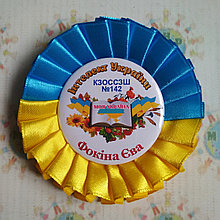 Выпускник младшей школы. Значок с розеткой Символика