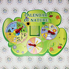 Календарь природы на английском языке. Calendar of Nature Зелёный