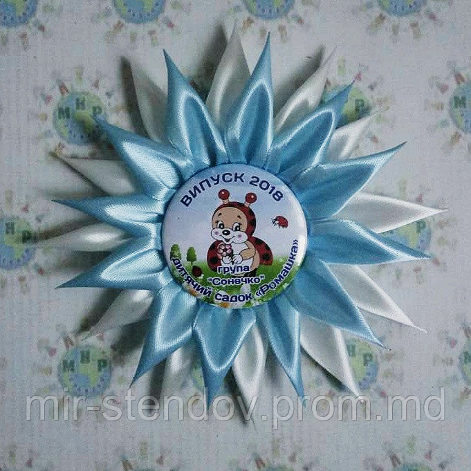 Значок для выпускника или первоклассника Снежинка, фото 1