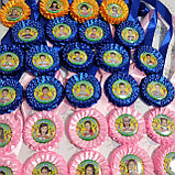 Медаль для выпускника Синий горошек, фото 3