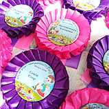 Значки для первоклассников и выпускников с розетками и хвостиками, фото 3