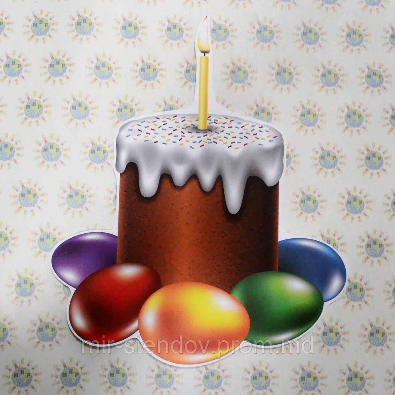 Декоративные стенды к Пасхе Паска с крашенками, фото 1