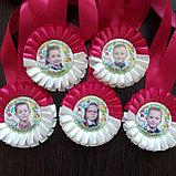 Медали выпускника детского сада Бордово-белая, фото 3