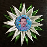 Значок Выпускник детского сада с розеткой Розочка, фото 2