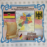 Национальная символика Германии. Стенд для кабинета немецкого языка
