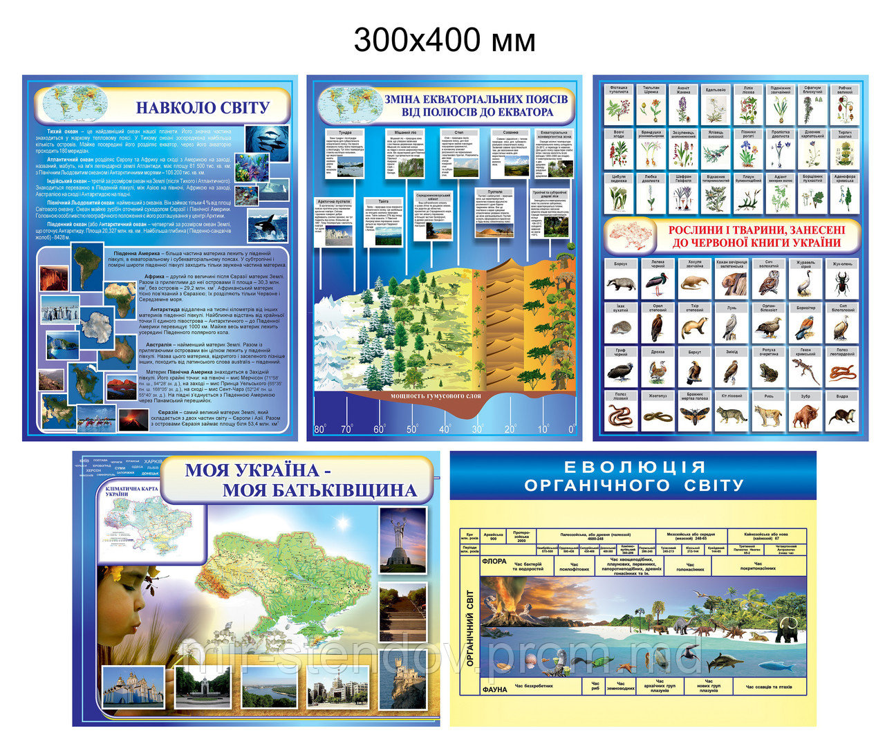 Комплект плакатов по Биологии, фото 1