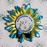 Значок с оригинальной розеткой Барвинок с бабочкой, фото 3