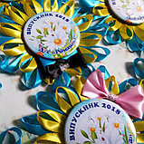 Значок с оригинальной розеткой Барвинок с бабочкой, фото 7