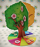 Настольное Обучающее пособие Дерево Времена года с магнитами, фото 4