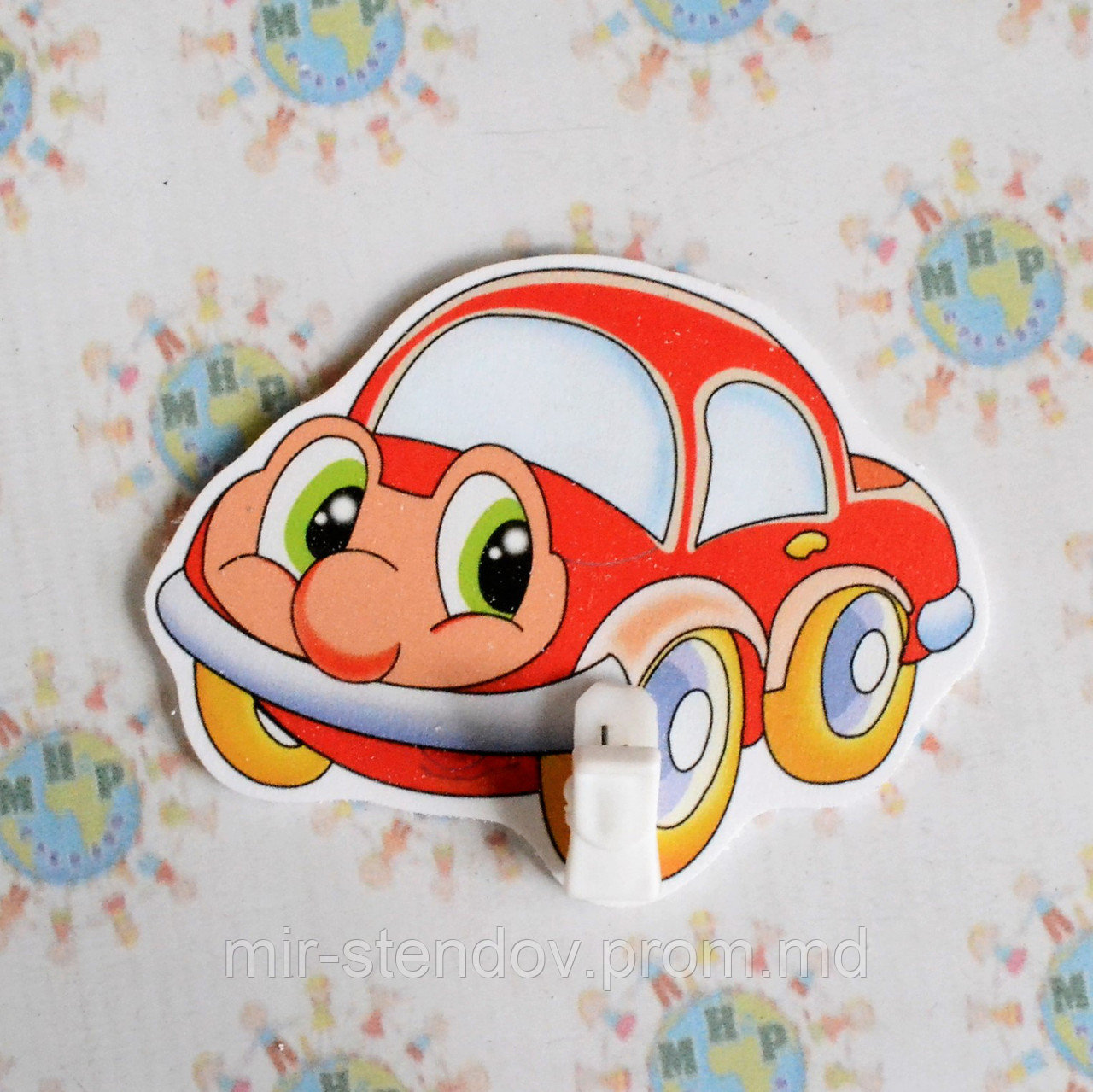 Держатель рисунка с прищепкой Тачки, фото 1