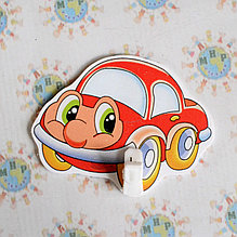 Держатель рисунка с прищепкой Тачки