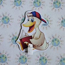 Держатель рисунка с прищепкой Гусь