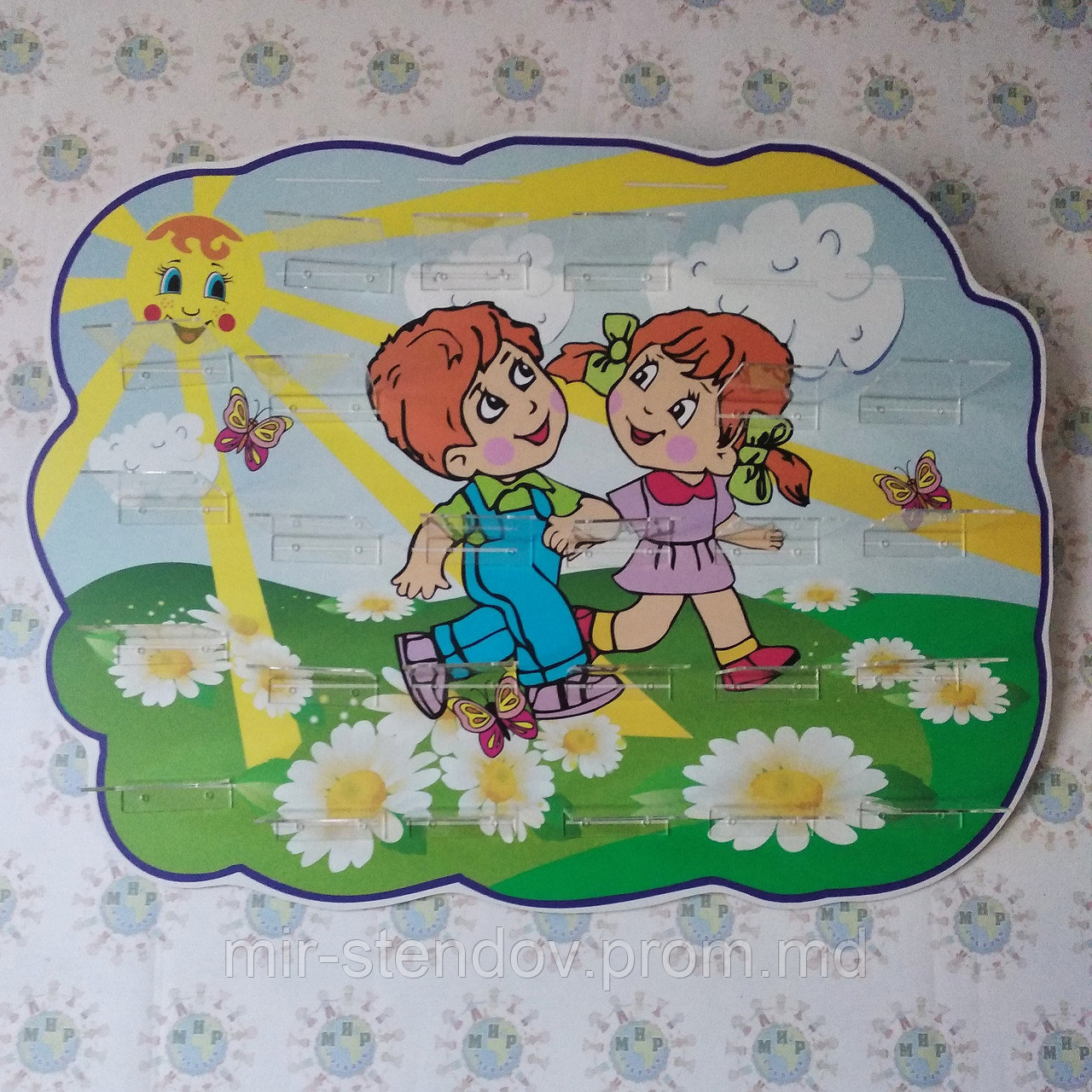 Дети. Подставка для поделок на 30 полочек, фото 1