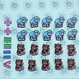 Набор обучающих магнитов Счёт Мишки и барашки, фото 4