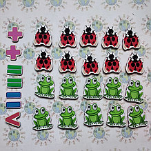 Магнитная математика Божьи коровки и Лягушки