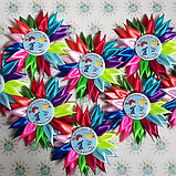 Значок Выпускник с розеткой Радуга, фото 3