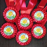 Медаль для выпускника с фотографией Красная, фото 3