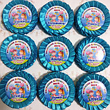 Значок Значок Выпускник с розеткой. Выпускные ленты Бирюзовые, фото 3