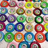 Значки для выпускников с разноцветными розетками, фото 3