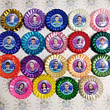 Значки для выпускников с разноцветными розетками, фото 4