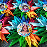 Бутоньерка на руку Выпускник с розеткой Семицветик, фото 5