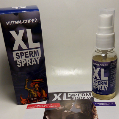 XL Sperm Spray для увеличения члена и количества спермы - фото 1 - id-p9559157